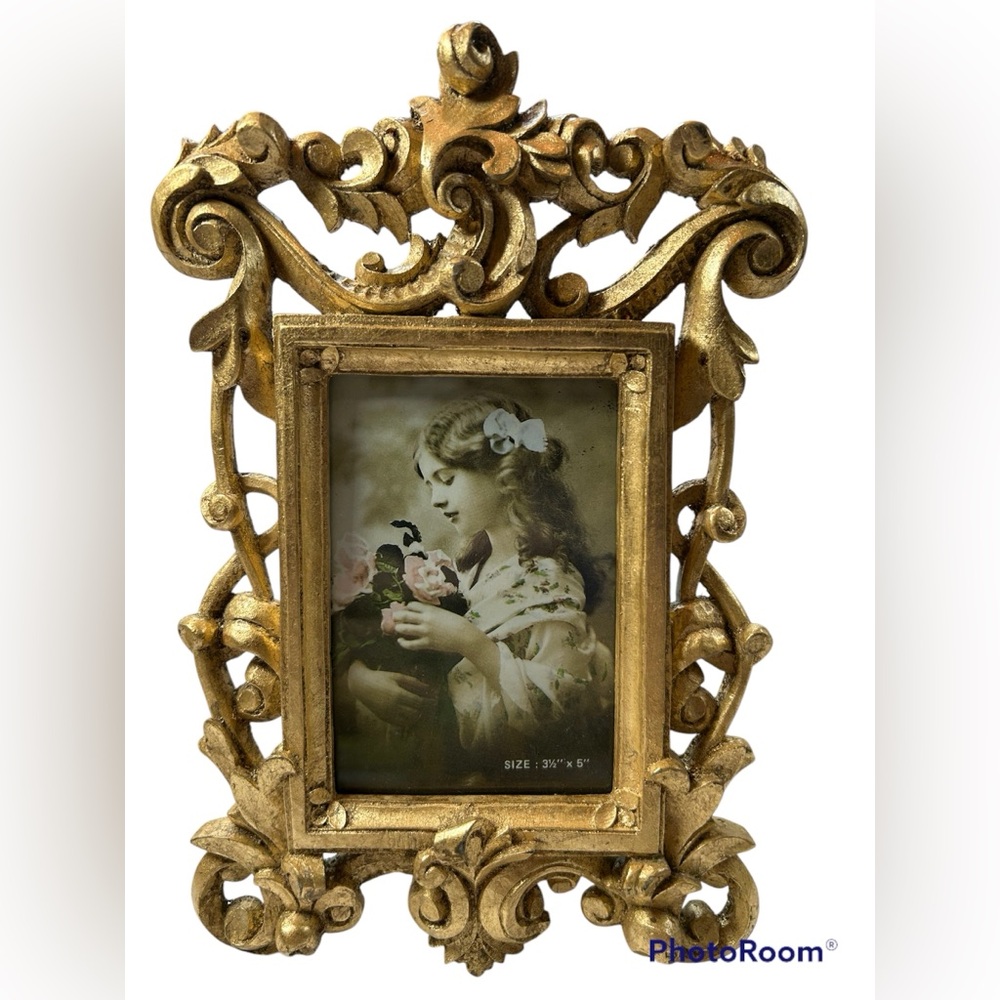 Ornate Gold Decorative Picture Frame - Vintage Style